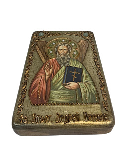 Икона из дуба ''Андрей Первозванный''