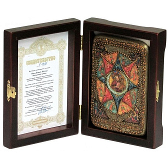 Икона ''Богородица Неопалимая Купина'' ручной работы