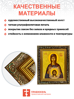 Икона Вероника Кровоточивая Праведная на холсте в киоте 045А Икона Вероника Кровоточивая Праведная на холсте в киоте 045А