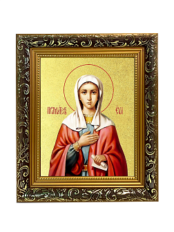 Икона "Ева", праматерь всех людей, с золочением поталью, 10Е4-УЛ Икона "Ева", праматерь всех людей, с золочением поталью, 10Е4-УЛ