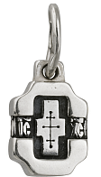 Миниатюрный младенческий крестик, серебро 925 пробы