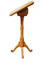 Аналой ''На крестообразной ножке'' фигурной токарной Аналой ''На крестообразной ножке'' фигурной токарной