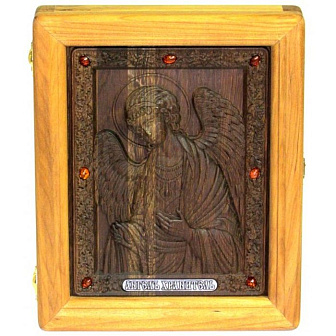 Икона резная Ангел-Хранитель