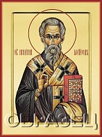 Икона ИГНАТИЙ Богоносец, Епископ Антиохийский, Священномученик (ЗОЛОЧЕНИЕ)