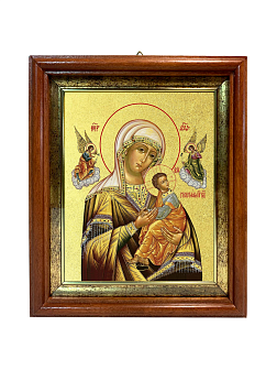 Икона Божией Матери "Страстная" с золочением поталью, 03072-УЛ