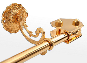 Завеса на царские врата с трубой золочение