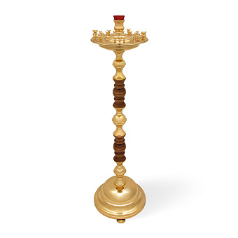 Подсвечник №22 на 28 свечей золочение Подсвечник №22 на 28 свечей золочение