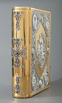Евангелие гальванопластика, литье / золочение / серебро (УИН)