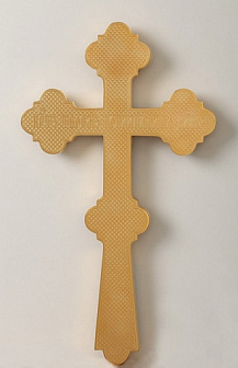 Сложный малый крест напрестольный с литыми накладками