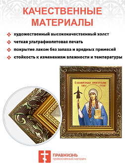 Икона "Нина Грузинская", cв. равноап., с золочением поталью, 10Н4-УЛ