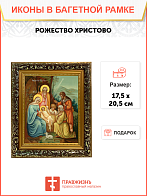 Образ Господа Иисуса Христа "Рождество Христово", 05Р6