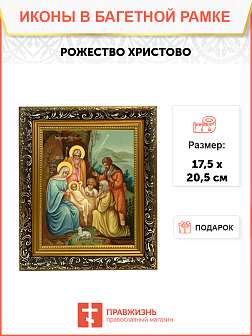 Образ Господа Иисуса Христа "Рождество Христово", 05Р6 Образ Господа Иисуса Христа "Рождество Христово", 05Р6