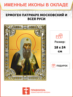 Икона Ермоген, Патриарх Московский и всея Руси, святитель