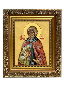 Образ святого Моисея Мурина Эфиопского, преподобного иеромонаха, 09М2