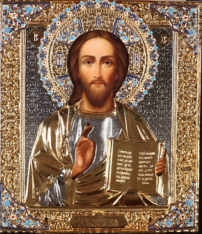 Складни живописные в футляре 24х30 масло, ризы №1, №25(бархат)