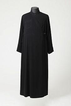 Подрясник греческий шелк воротник с отстрочкой Подрясник греческий шелк воротник с отстрочкой