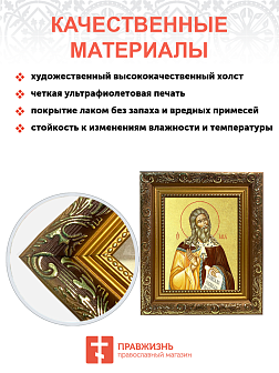 Икона "Илия Пророк Фесвитянин", св., с золочением поталью, 09И8-УЛ Икона "Илия Пророк Фесвитянин", св., с золочением поталью, 09И8-УЛ