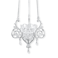 Лампада подвесная №43 литье / серебрение