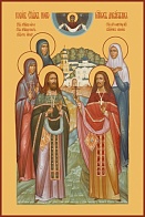 Православная икона Собор Дивеевских святых