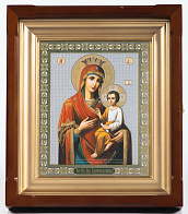 Киот 24х30 с комплектом изображений (к-т 20шт) Божия Матерь