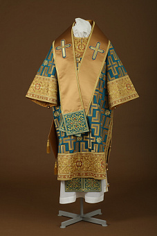 Облачение архиерейское №83 шёлк-вискоза вышивка а/м
