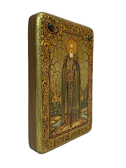 Икона СЕРГИЙ Радонежский, Преподобный (ПОДАРОЧНАЯ)