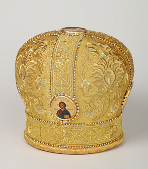 Митра №125 глазет вышивка а/м фоторамки, стр.дорожки, в футляре