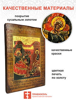 Не используетс Царская Икона 040 Рождество Пресвятой Богородицы 20х28 