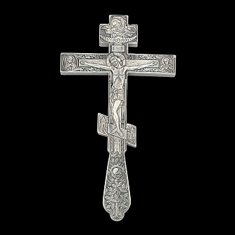 Крест напрестольный гальванопластика малый / серебрение