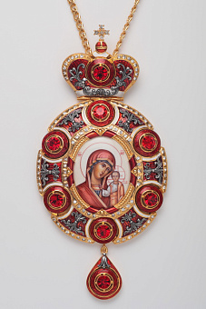 Панагия №20 / золочение / серебро эмаль (УИН)