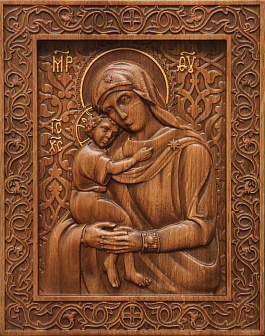 Икона резная Взыскание Погибших