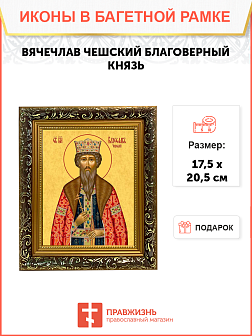 Образ святого Вячеслава Чешского, благоверного князя, 09В10 Образ святого Вячеслава Чешского, благоверного князя, 09В10