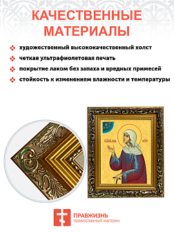 Образ святой Ксении Петербуржской, блаженной, Христа ради юродивой, 10К3