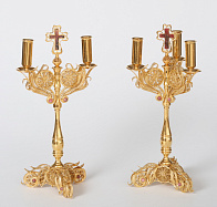 Дикирий-трикирий №16 филигрань / золочение