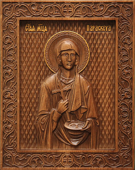 Икона резная Параскева Пятница