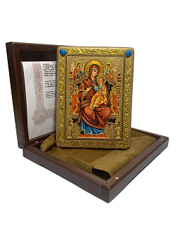 Икона Пресвятой Богородицы ВСЕЦАРИЦА (Пантанасса) (ПОДАРОЧНАЯ)