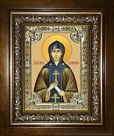 Икона Анна Кашинская благоверная великая княгиня, в деревянном киоте Икона Анна Кашинская благоверная великая княгиня, в деревянном киоте