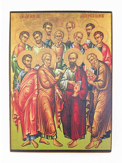 Икона под старину Собор 12 апостолов