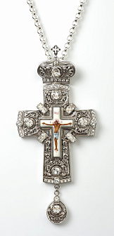Крест наперсный №107 серебро (УИН)