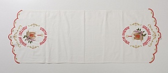 Рушник пасхальный лен вышивка №1  120х50