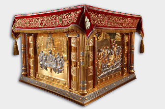 Облачение на престол №10 1.05*1.05*1.0 частичное золочение