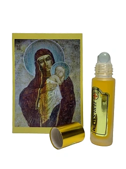 Освященное масло 10 мл от иконы Божией Матери Донецкая
