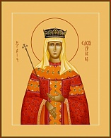 Икона Елена Сербская благоверная княгиня