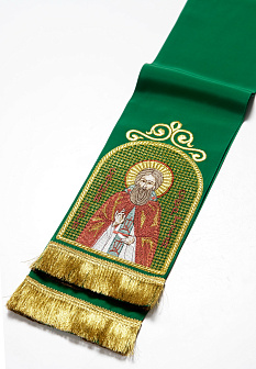 Закладка в Евангелие шелк №17 икона вышивка автомат