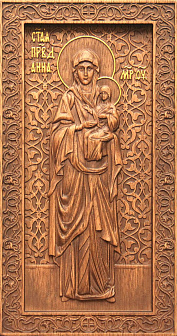 Икона резная Праведная Анна(мать Богоматери)