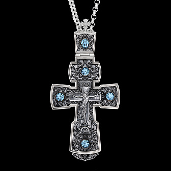 Крест наперсный №172 / серебрение