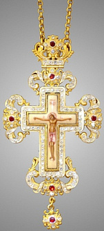 Золотой наперсный крест