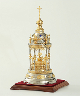 Дарохранительница № 7 комбинированная камни