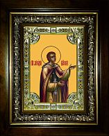 Икона освященная "Аркадий Вяземский и Новоторжский преподобный", в киоте 24x30 см Икона освященная "Аркадий Вяземский и Новоторжский преподобный", в киоте 24x30 см