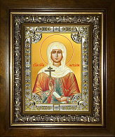 Икона освященная Наталья Никомидийская в деревянном киоте